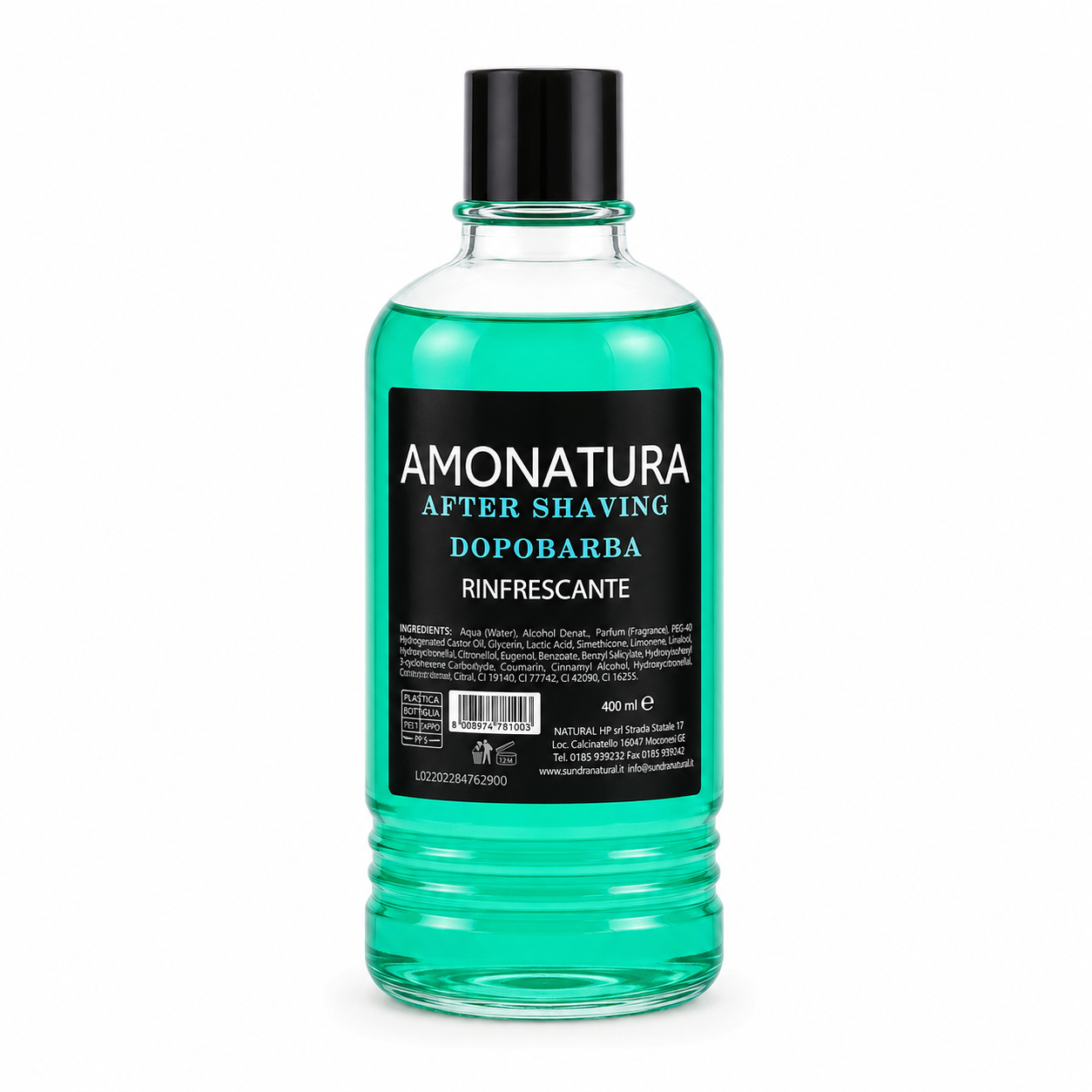 AMONATURA Dopobarba al mentolo · Professionale 400ML