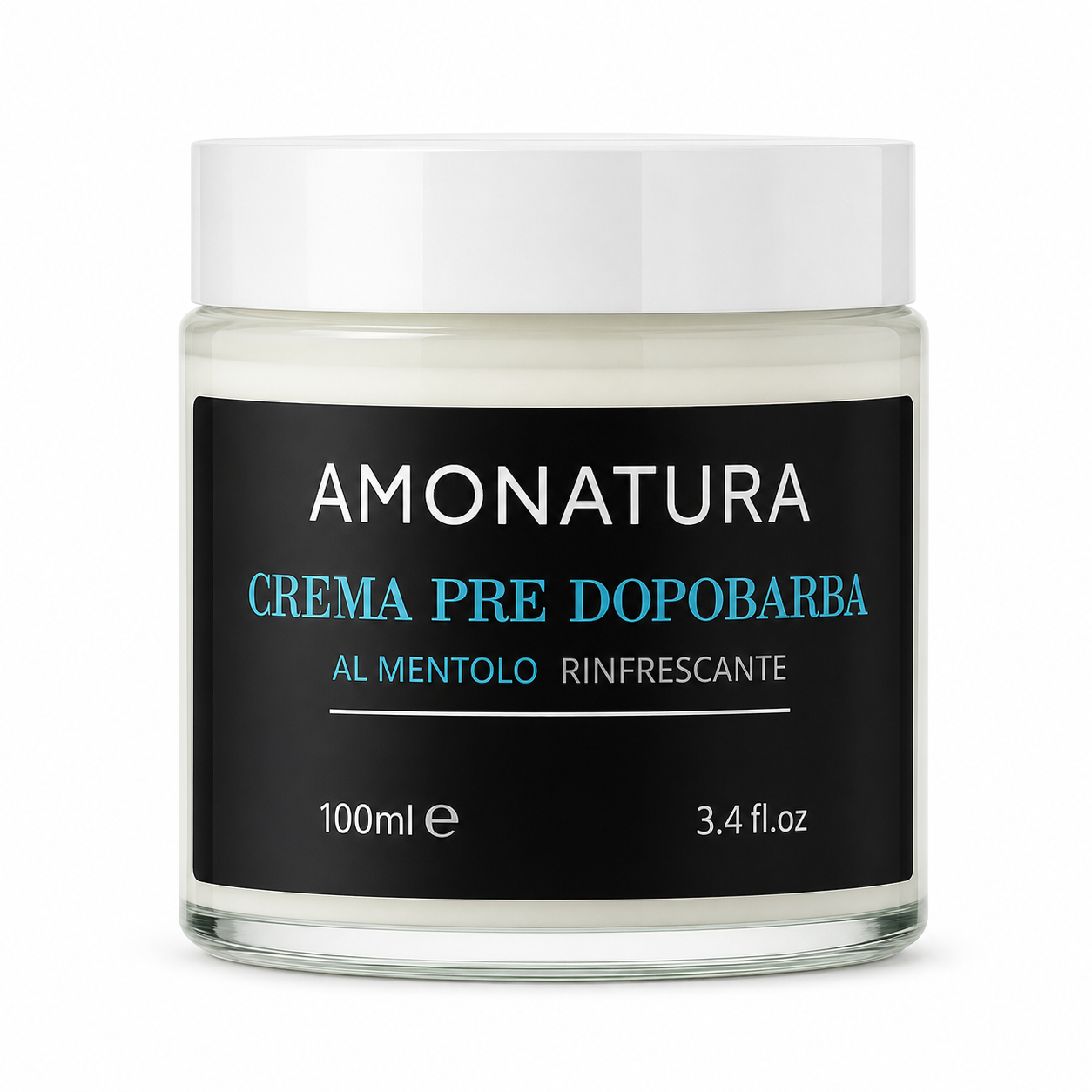 AMONATURA Crema pre-barba al mentolo 100ML